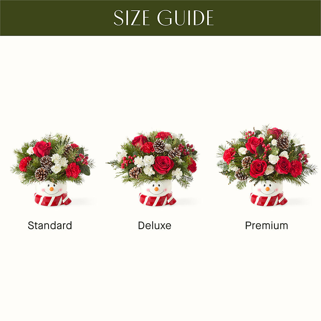 Jolly Snowman Bouquet – EAST MAIN GARDENS FLRST & GREENHSES INC, Niles MI