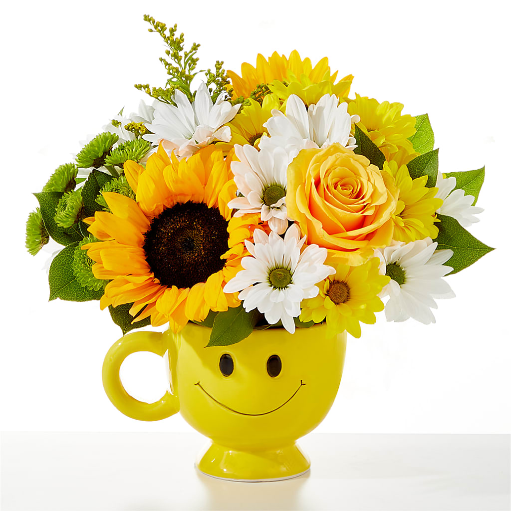Be Happy Bouquet – EAST MAIN GARDENS FLRST & GREENHSES INC, Niles MI