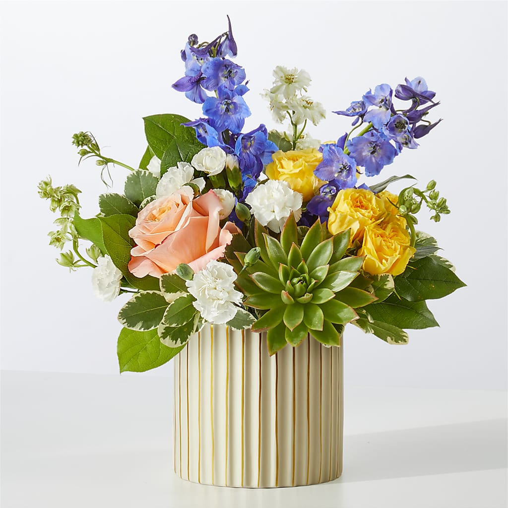 Cobalt Reverie Bouquet – EAST MAIN GARDENS FLRST & GREENHSES INC, Niles MI