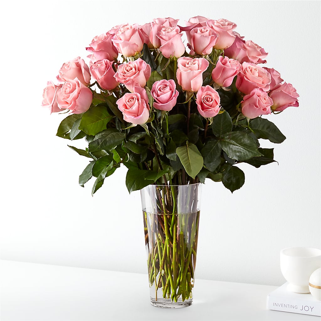 Long Stem Pink Rose Bouquet – EAST MAIN GARDENS FLRST & GREENHSES INC, Niles MI
