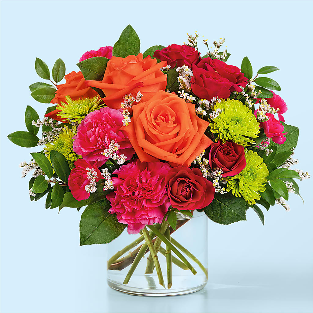 Colorful Carnival Bouquet – EAST MAIN GARDENS FLRST & GREENHSES INC, Niles MI