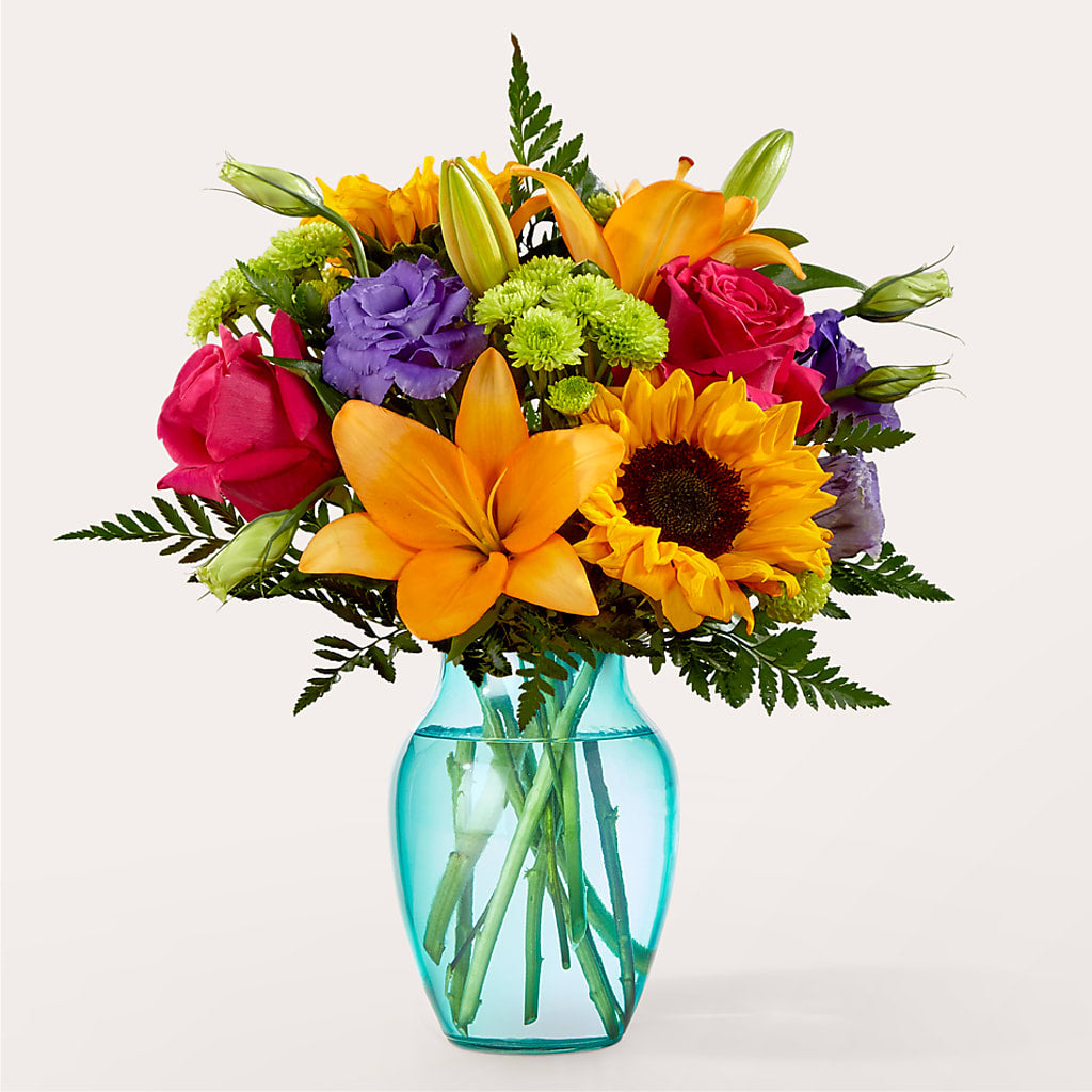 Double Rainbow Bouquet – EAST MAIN GARDENS FLRST & GREENHSES INC, Niles MI