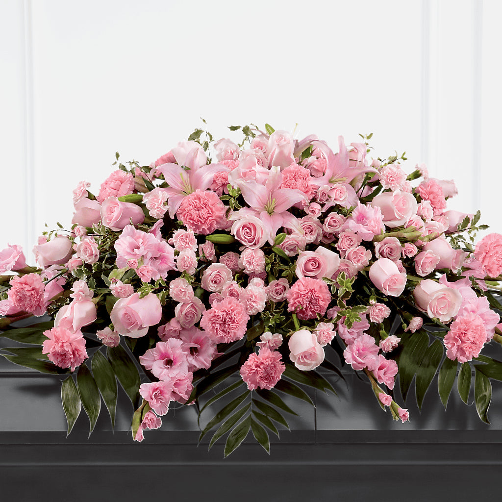 Garden of Comfort Casket Spray (Standard) – EAST MAIN GARDENS FLRST & GREENHSES INC, Niles MI