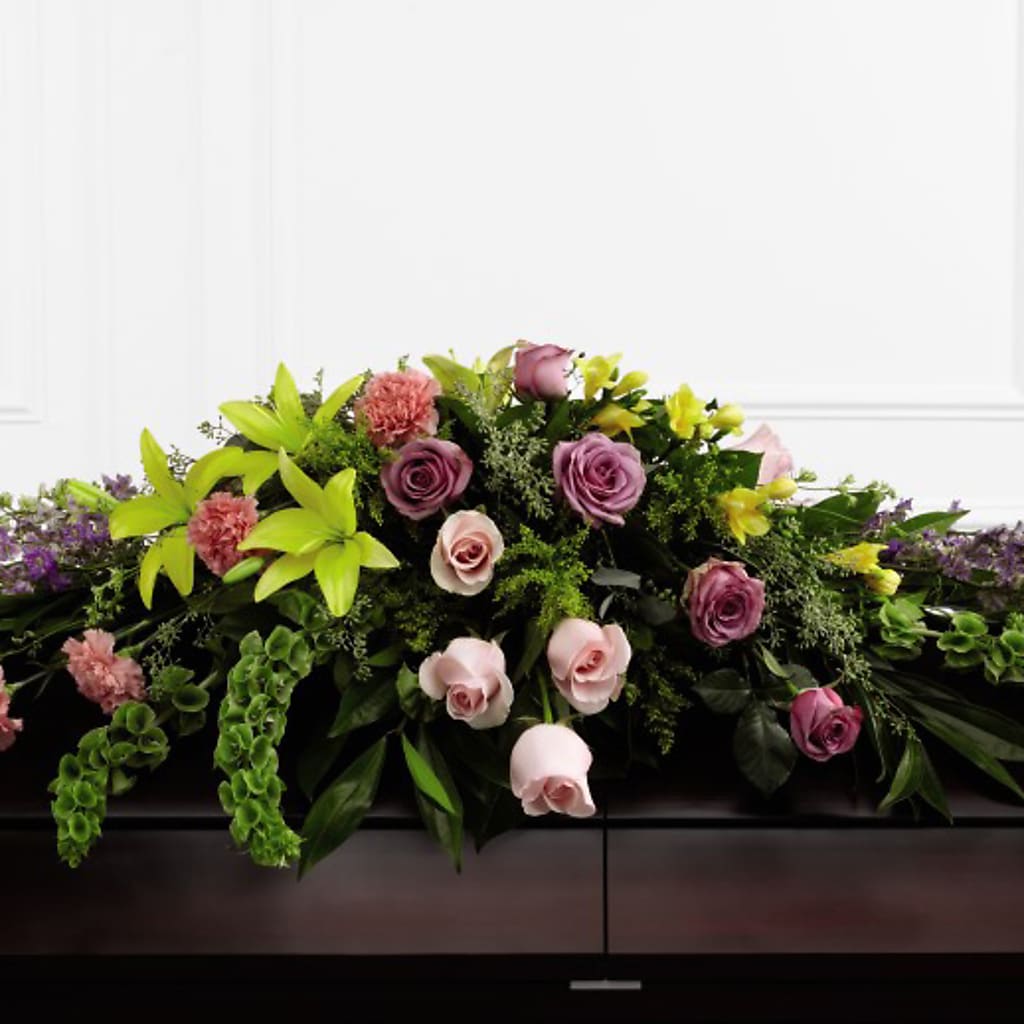 Forever Beloved Casket Spray – EAST MAIN GARDENS FLRST & GREENHSES INC, Niles MI