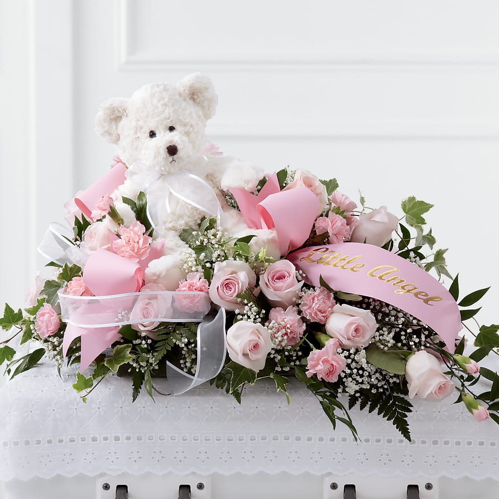 Touch of Sympathy Casket Spray – EAST MAIN GARDENS FLRST & GREENHSES INC, Niles MI