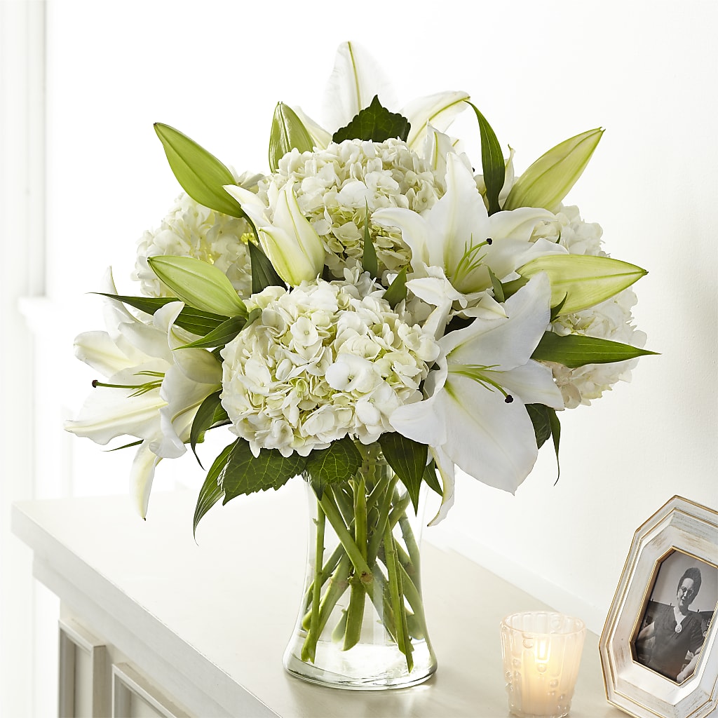Compassionate Lily Bouquet – EAST MAIN GARDENS FLRST & GREENHSES INC, Niles MI