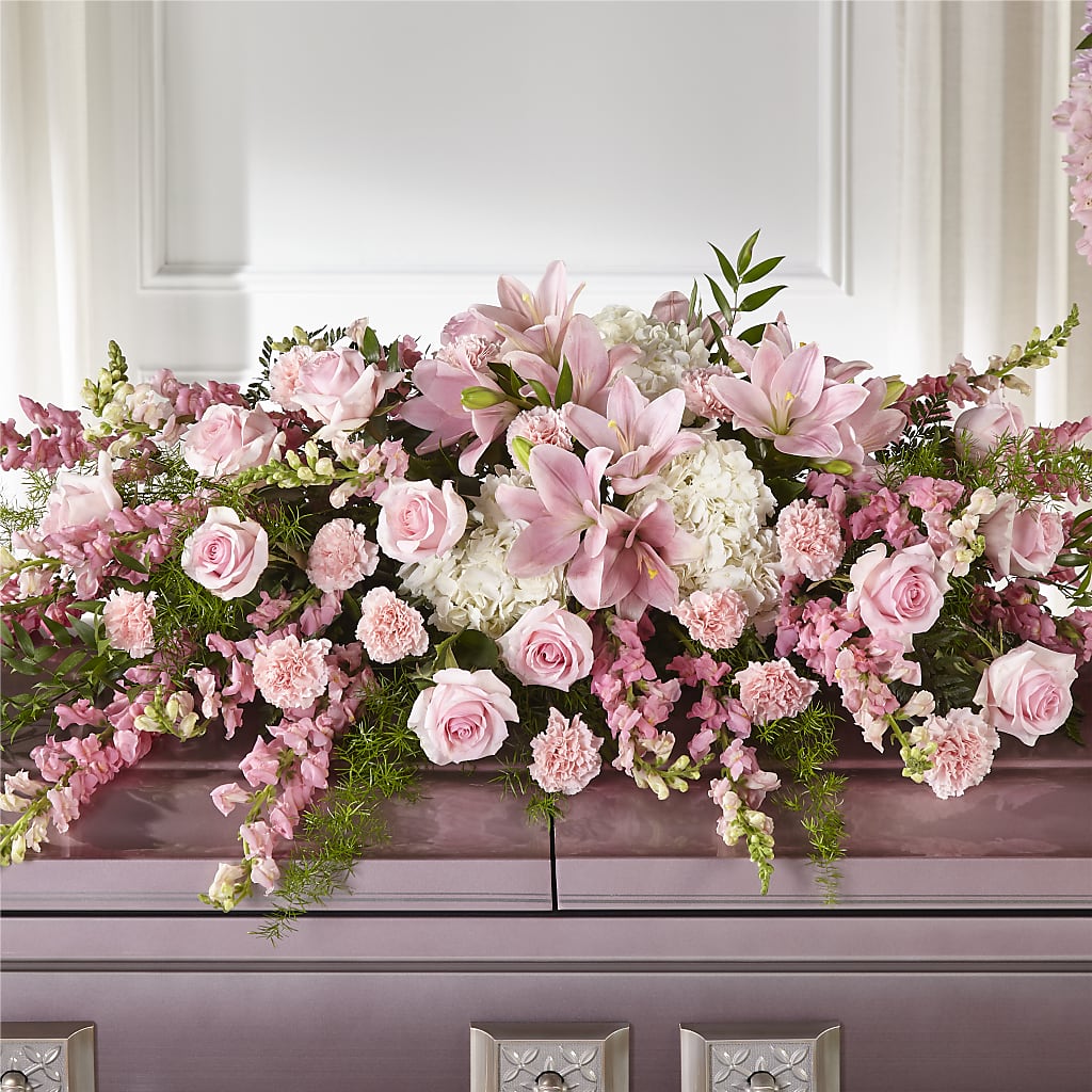 Life & Remembrance Casket Spray – EAST MAIN GARDENS FLRST & GREENHSES INC, Niles MI