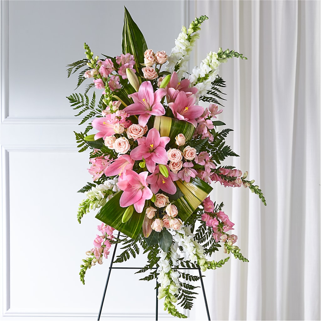 Elegant Embrace Standing Spray – EAST MAIN GARDENS FLRST & GREENHSES INC, Niles MI