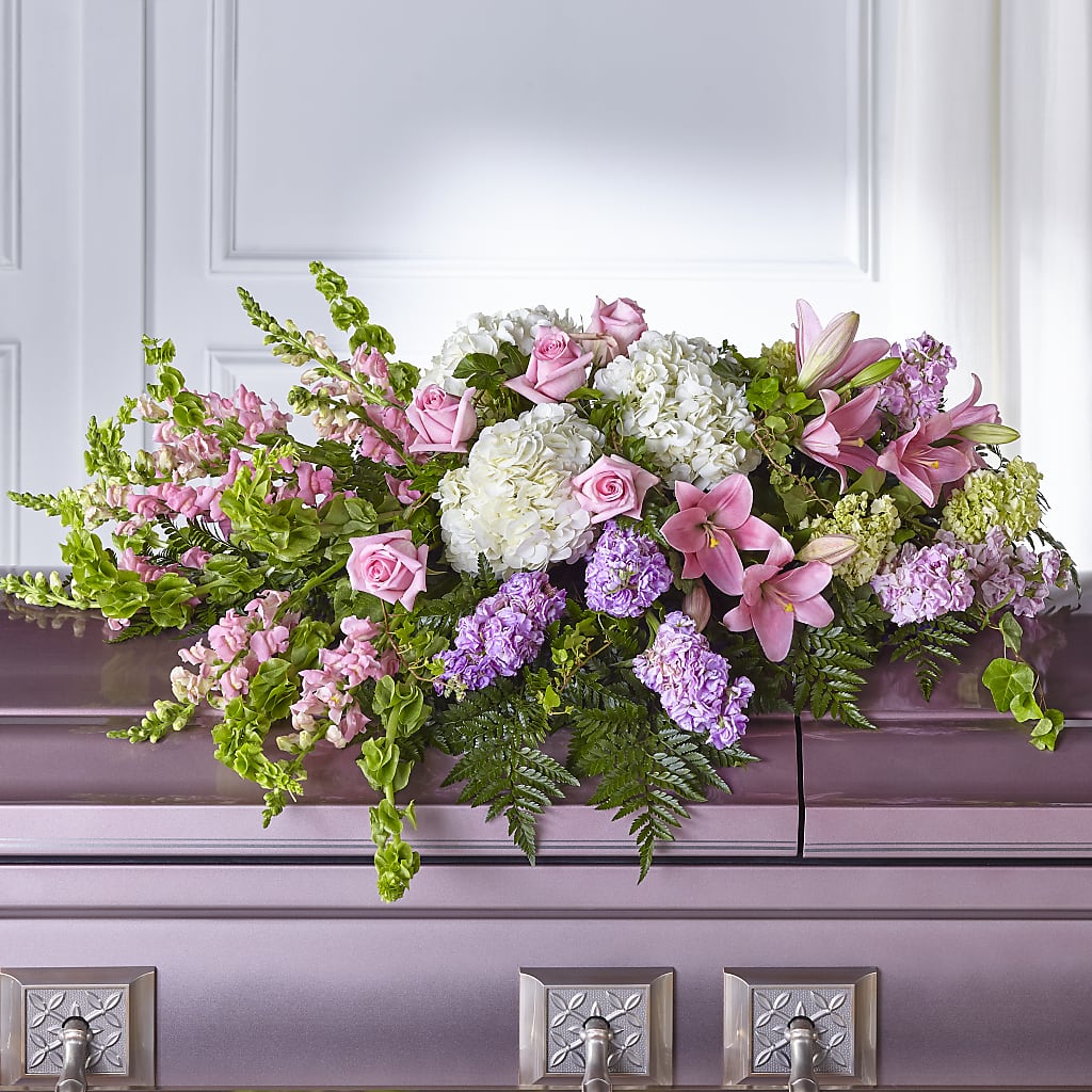 Life's Gratitude Casket Spray – EAST MAIN GARDENS FLRST & GREENHSES INC, Niles MI