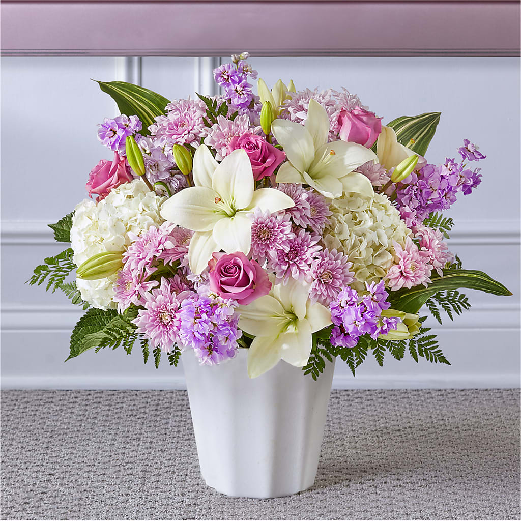 Heaven Sent Floor Basket – EAST MAIN GARDENS FLRST & GREENHSES INC, Niles MI