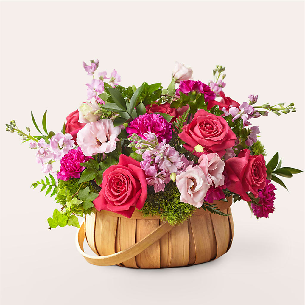 Radiance in Bloom Basket – EAST MAIN GARDENS FLRST & GREENHSES INC, Niles MI