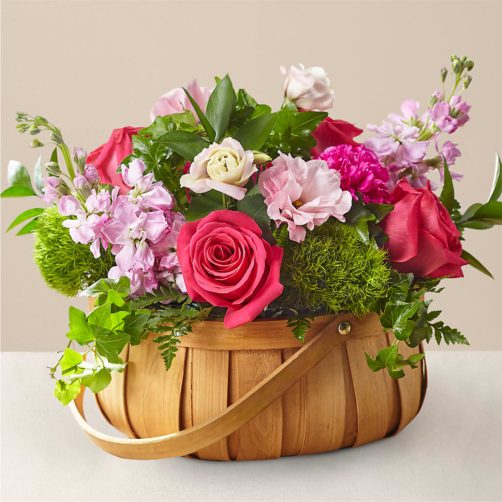 Radiance in Bloom Basket – EAST MAIN GARDENS FLRST & GREENHSES INC, Niles MI