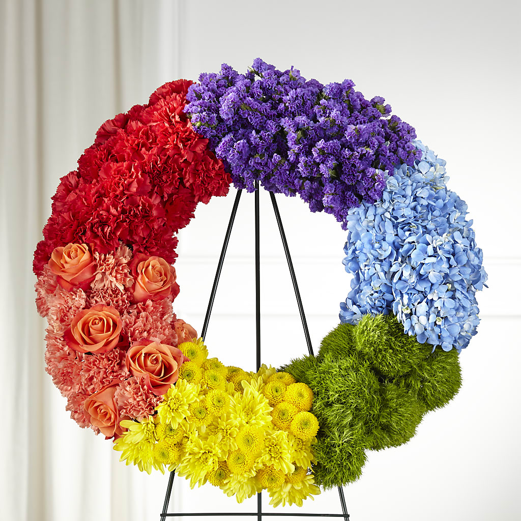 Circle of Love Wreath – EAST MAIN GARDENS FLRST & GREENHSES INC, Niles MI