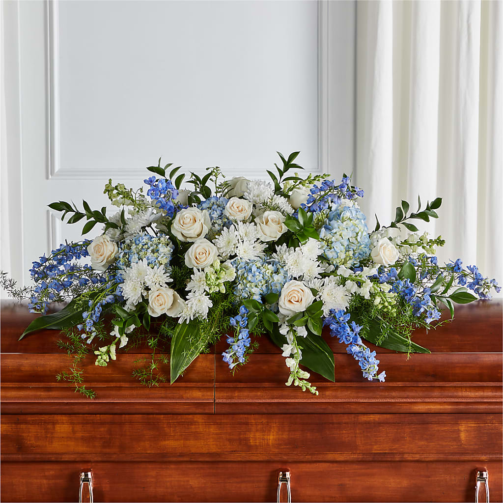 Timeless Essence Casket Spray – EAST MAIN GARDENS FLRST & GREENHSES INC, Niles MI