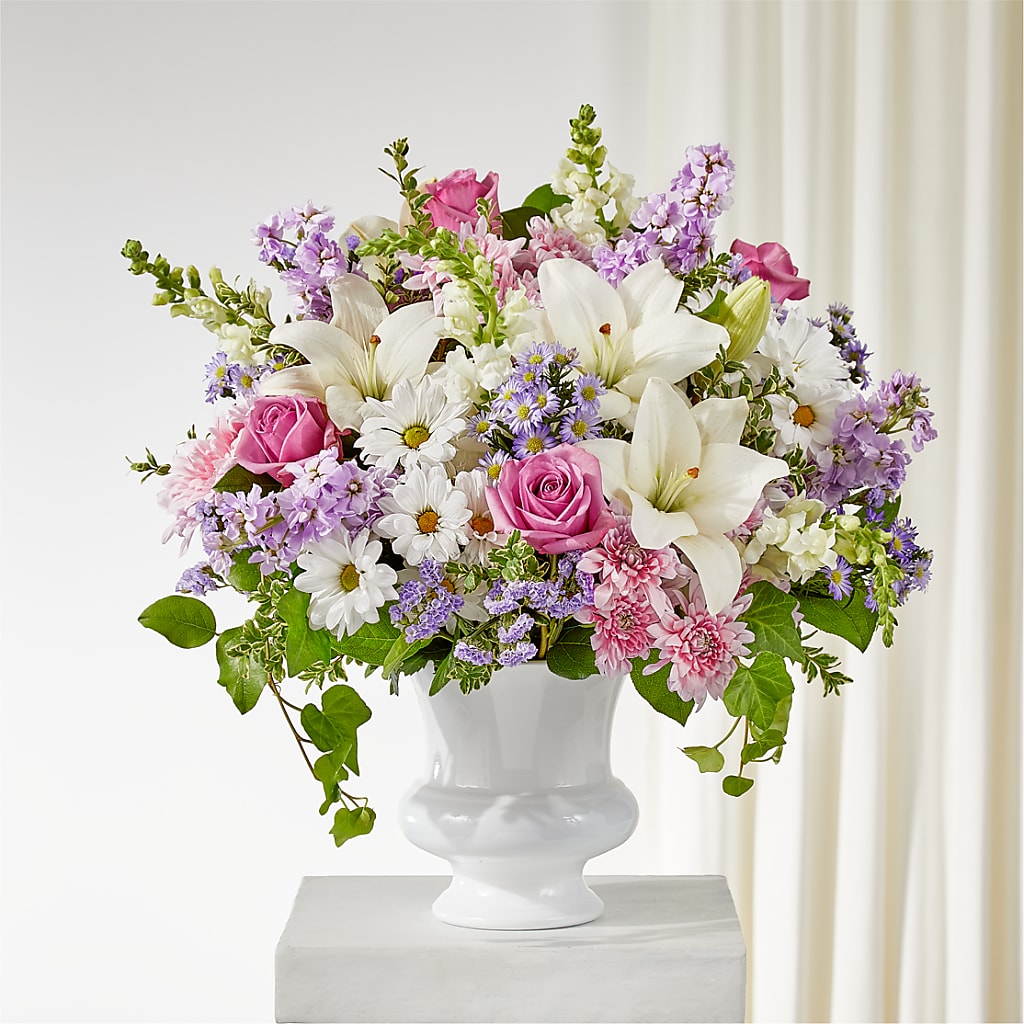 Remarkable Life Urn Arrangement – EAST MAIN GARDENS FLRST & GREENHSES INC, Niles MI