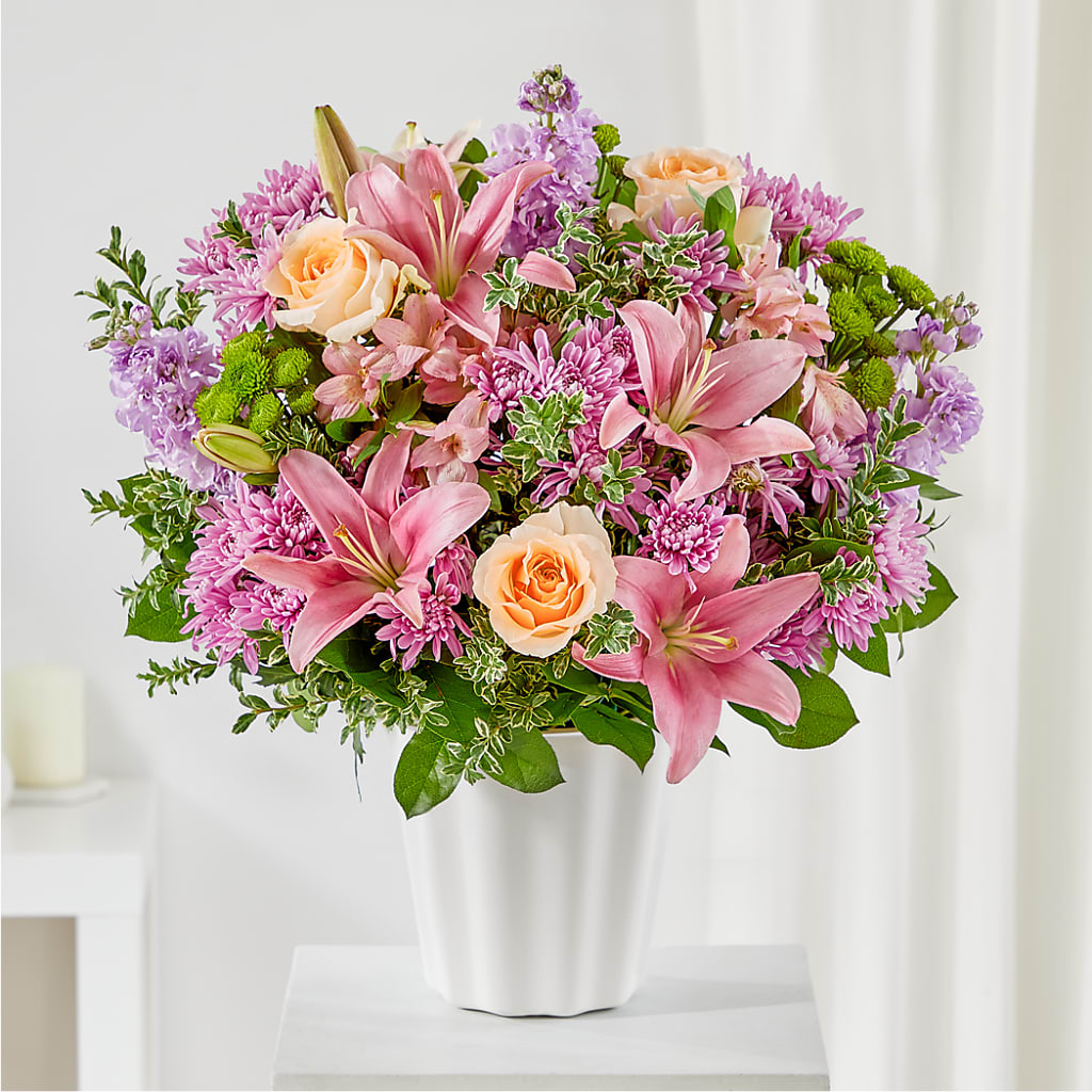 Supportive Embrace Tabletop Basket – EAST MAIN GARDENS FLRST & GREENHSES INC, Niles MI