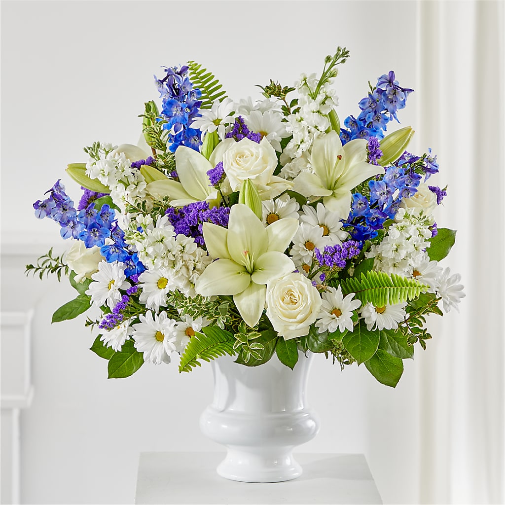Expressions of Hope Urn Arrangement – EAST MAIN GARDENS FLRST & GREENHSES INC, Niles MI