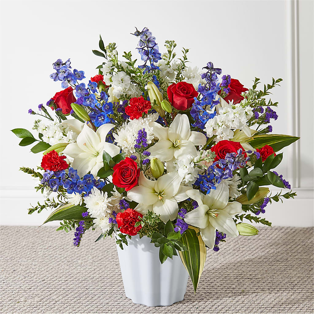 Consoled Floor Basket – EAST MAIN GARDENS FLRST & GREENHSES INC, Niles MI