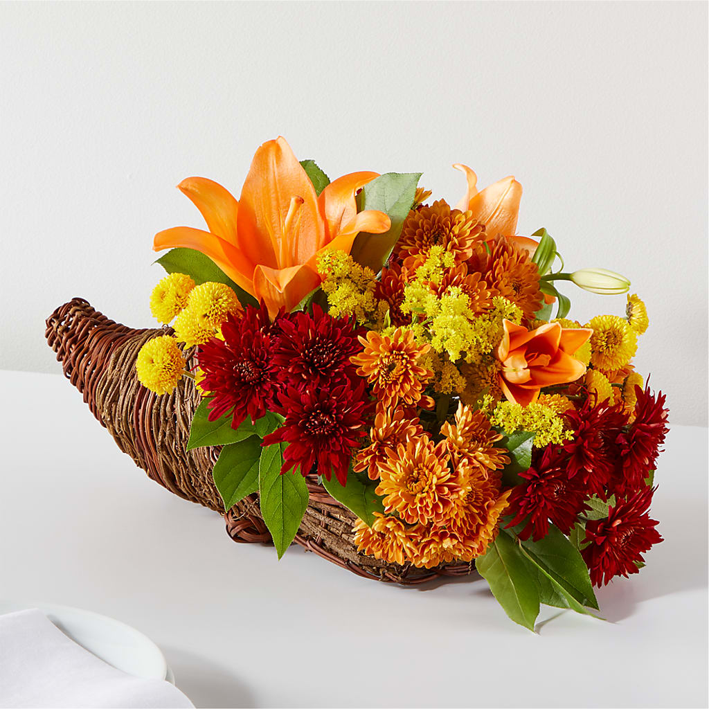 Bouquet of Blessings Cornucopia – EAST MAIN GARDENS FLRST & GREENHSES INC, Niles MI