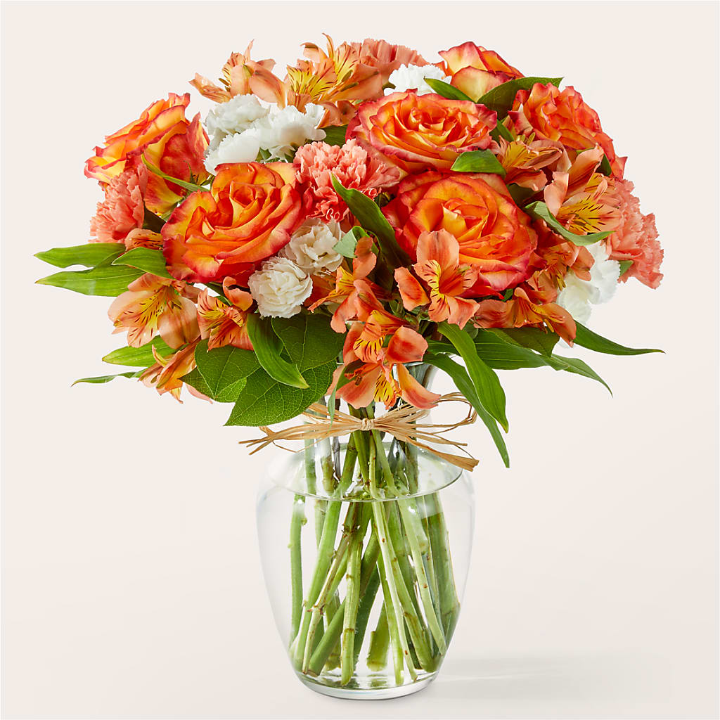 Apricot Glow Bouquet – EAST MAIN GARDENS FLRST & GREENHSES INC, Niles MI