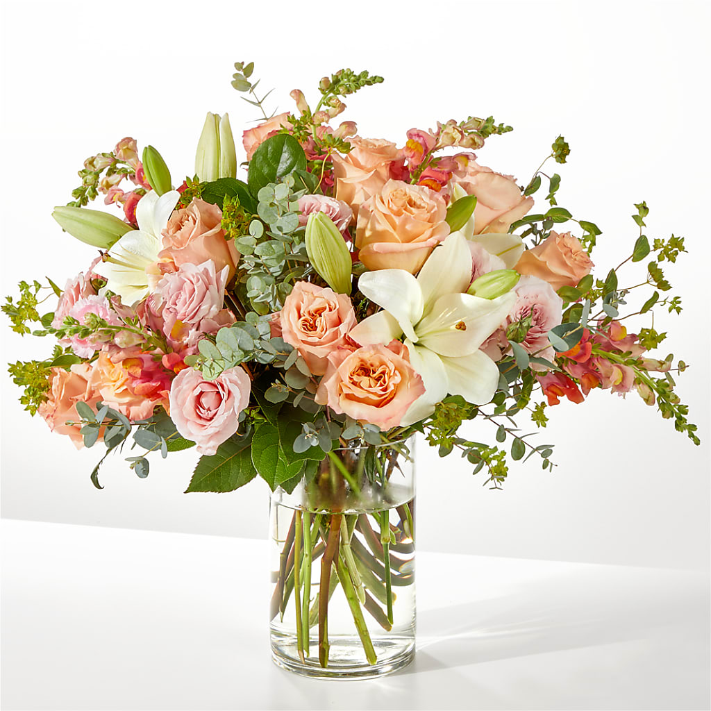 Grapefruit Splash Bouquet – EAST MAIN GARDENS FLRST & GREENHSES INC, Niles MI