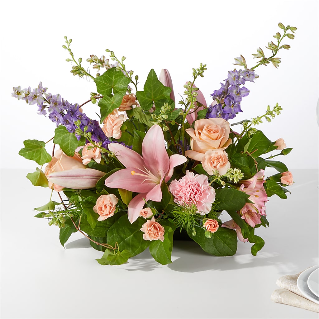 Blossom Time Centerpiece – EAST MAIN GARDENS FLRST & GREENHSES INC, Niles MI
