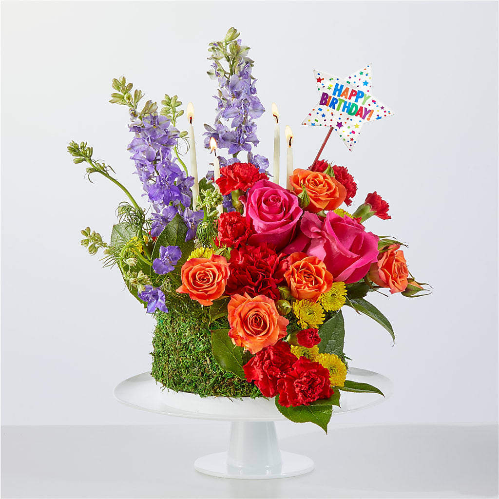 Best Year Yet Floral Cake – EAST MAIN GARDENS FLRST & GREENHSES INC, Niles MI