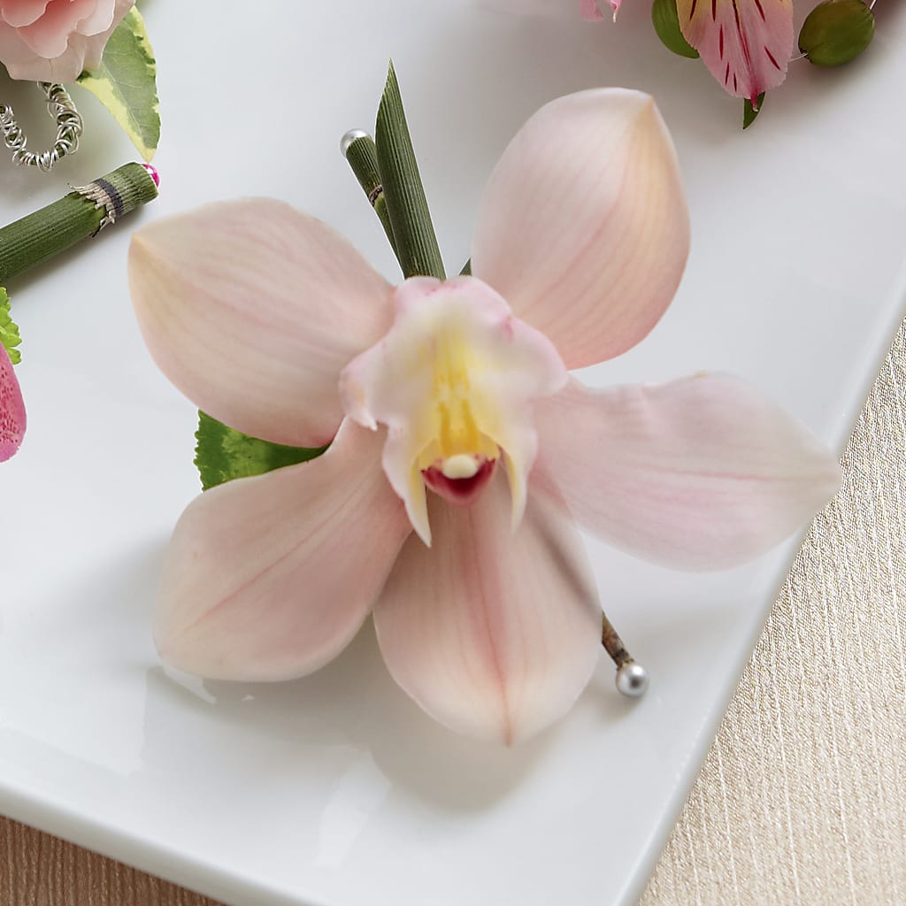Pink Cymbidium Boutonniere – EAST MAIN GARDENS FLRST & GREENHSES INC, Niles MI