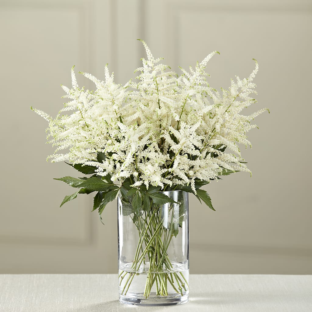 White Astilbe Bouquet – EAST MAIN GARDENS FLRST & GREENHSES INC, Niles MI