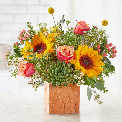 Sunflower Season Bouquet – EAST MAIN GARDENS FLRST & GREENHSES INC, Niles MI