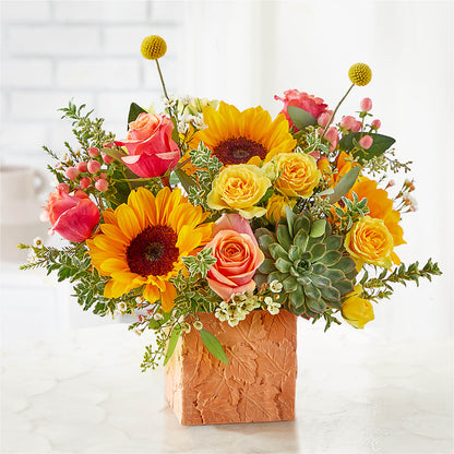 Sunflower Season Bouquet – EAST MAIN GARDENS FLRST & GREENHSES INC, Niles MI
