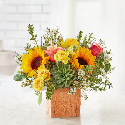 Sunflower Season Bouquet – EAST MAIN GARDENS FLRST & GREENHSES INC, Niles MI