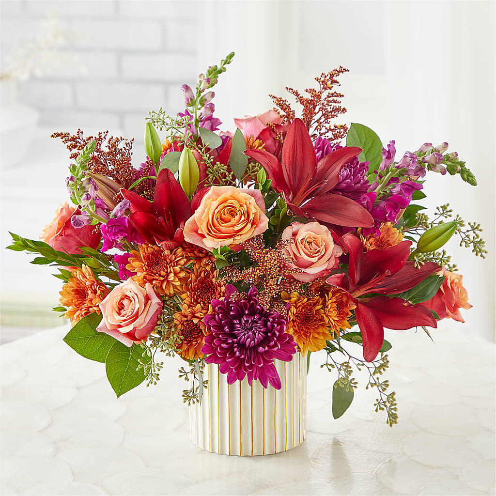 Burgundy Landscape Bouquet – EAST MAIN GARDENS FLRST & GREENHSES INC, Niles MI