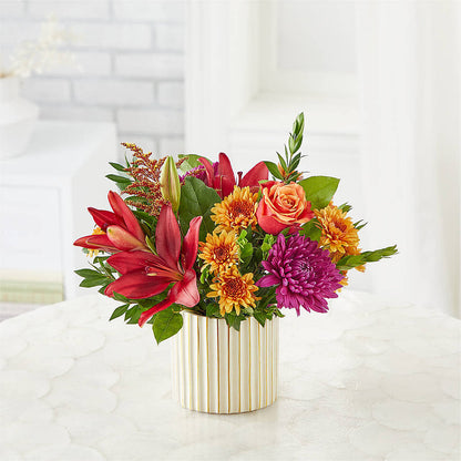 Burgundy Landscape Bouquet – EAST MAIN GARDENS FLRST & GREENHSES INC, Niles MI