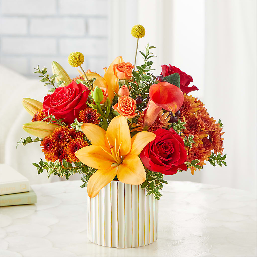 Scarlet Skies Bouquet – EAST MAIN GARDENS FLRST & GREENHSES INC, Niles MI