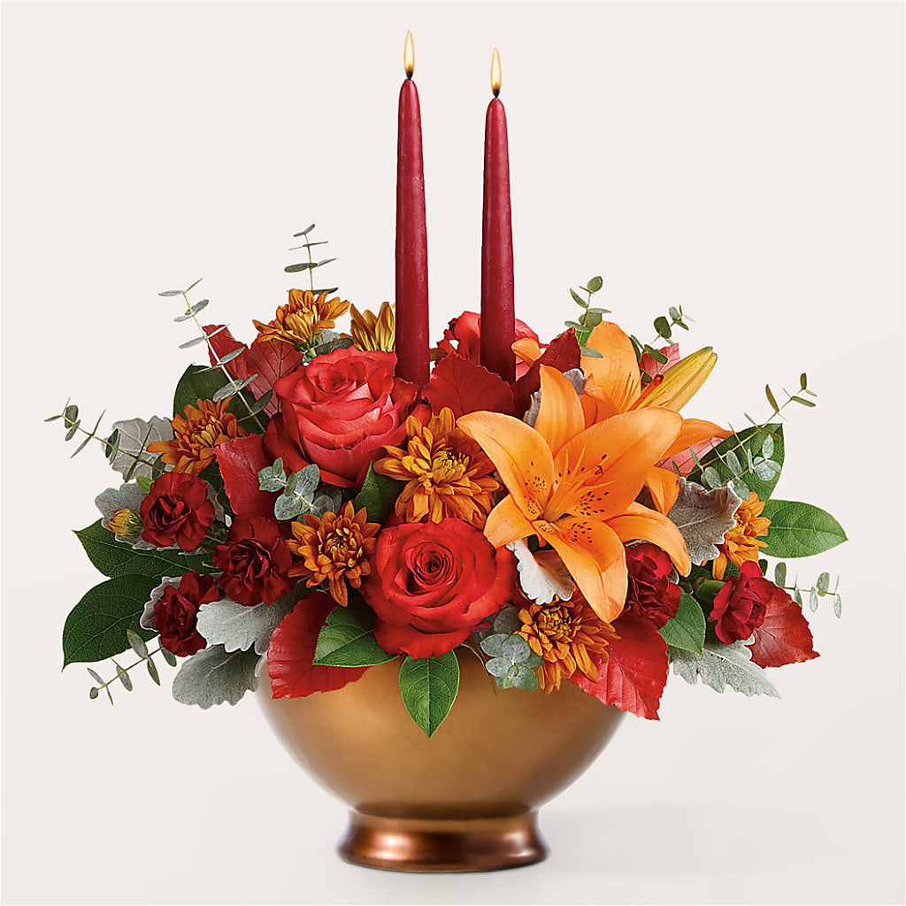 Fruits of Fall Centerpiece – EAST MAIN GARDENS FLRST & GREENHSES INC, Niles MI