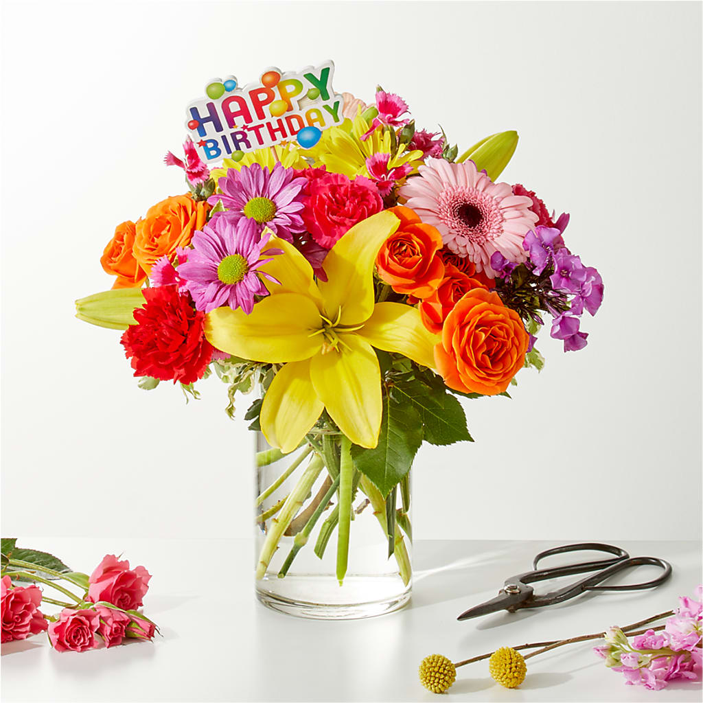 Cue the Confetti - A Florist Original – EAST MAIN GARDENS FLRST & GREENHSES INC, Niles MI