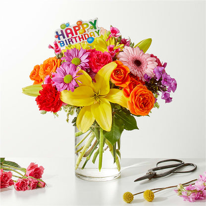 Cue the Confetti - A Florist Original – EAST MAIN GARDENS FLRST & GREENHSES INC, Niles MI