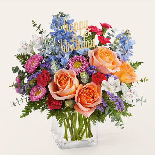 Birthday Bash Bouquet – EAST MAIN GARDENS FLRST & GREENHSES INC, Niles MI