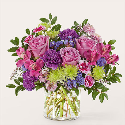 Glass Half Full Bouquet – EAST MAIN GARDENS FLRST & GREENHSES INC, Niles MI