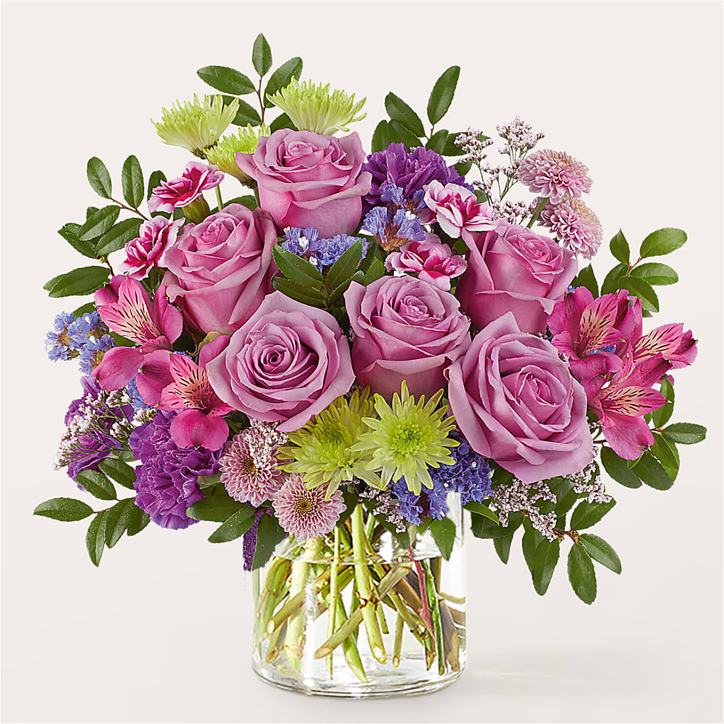 Glass Half Full Bouquet – EAST MAIN GARDENS FLRST & GREENHSES INC, Niles MI