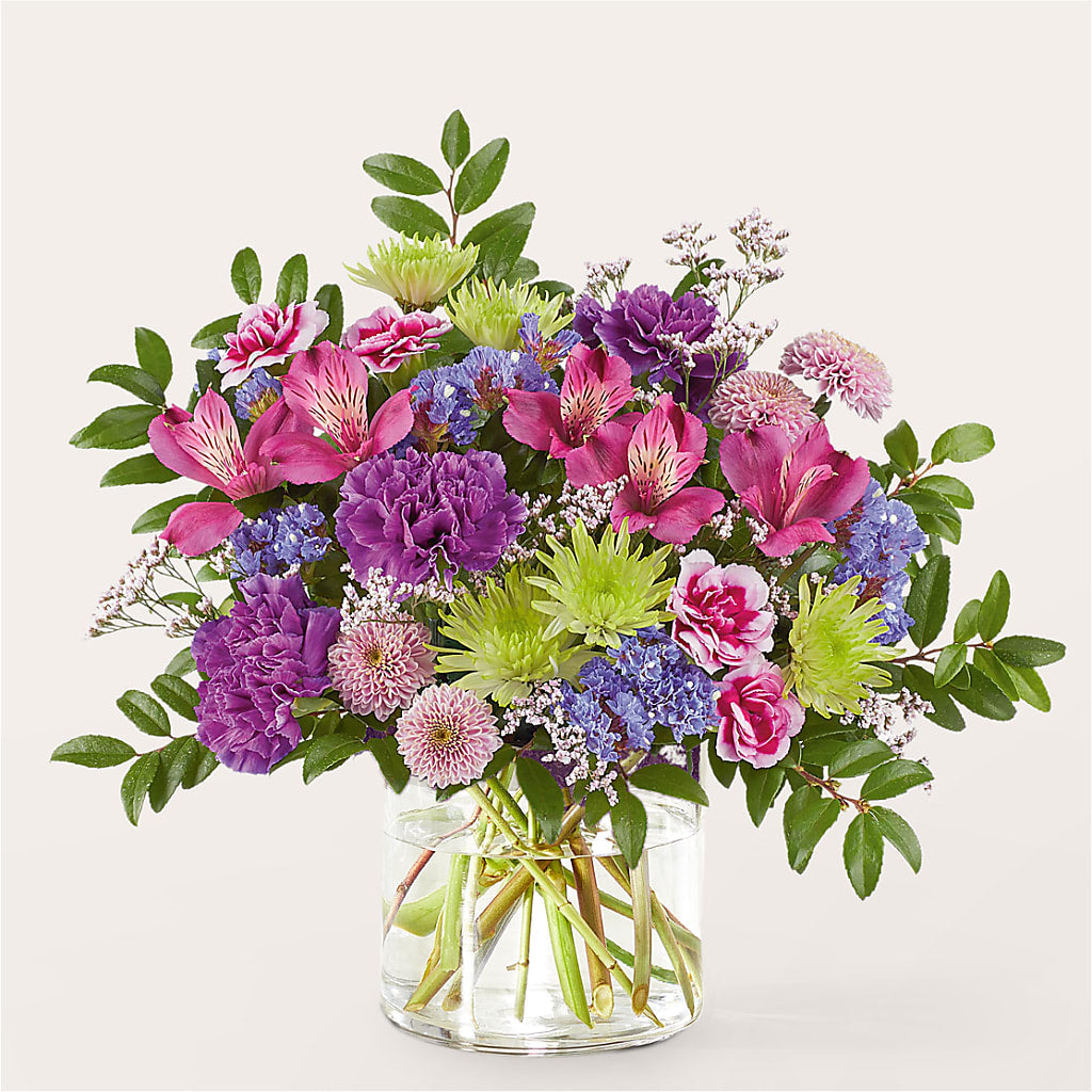 Glass Half Full Bouquet – EAST MAIN GARDENS FLRST & GREENHSES INC, Niles MI