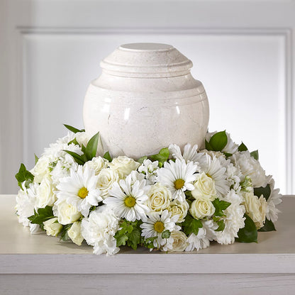 Ivory Gardens Cremation Adornment – EAST MAIN GARDENS FLRST & GREENHSES INC, Niles MI