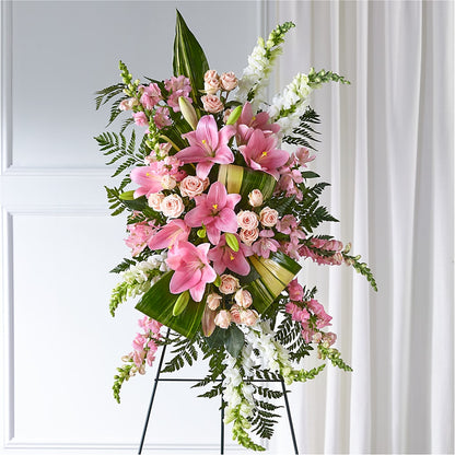 Elegant Embrace Standing Spray – EAST MAIN GARDENS FLRST & GREENHSES INC, Niles MI