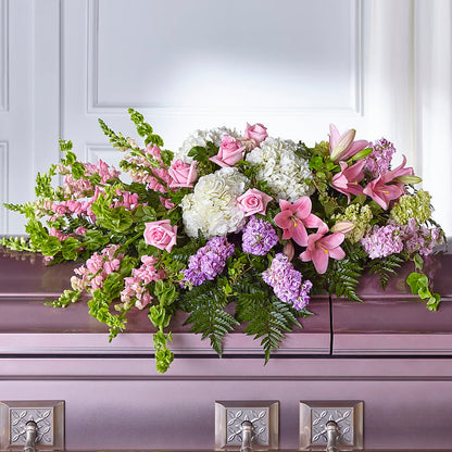 Life's Gratitude Casket Spray – EAST MAIN GARDENS FLRST & GREENHSES INC, Niles MI