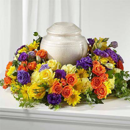 Blossoms of Remembrance Cremation Adornment – EAST MAIN GARDENS FLRST & GREENHSES INC, Niles MI