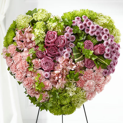 Heartwarming Standing Heart – EAST MAIN GARDENS FLRST & GREENHSES INC, Niles MI