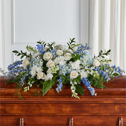 Timeless Essence Casket Spray – EAST MAIN GARDENS FLRST & GREENHSES INC, Niles MI