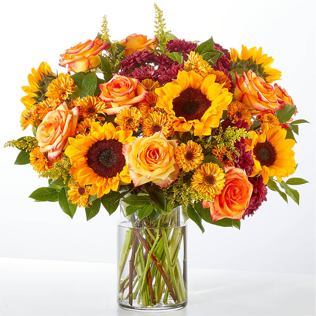 Flannel Scarf Bouquet – EAST MAIN GARDENS FLRST & GREENHSES INC, Niles MI