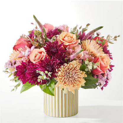 Berry Cobbler Bouquet with Ivory Vase – EAST MAIN GARDENS FLRST & GREENHSES INC, Niles MI